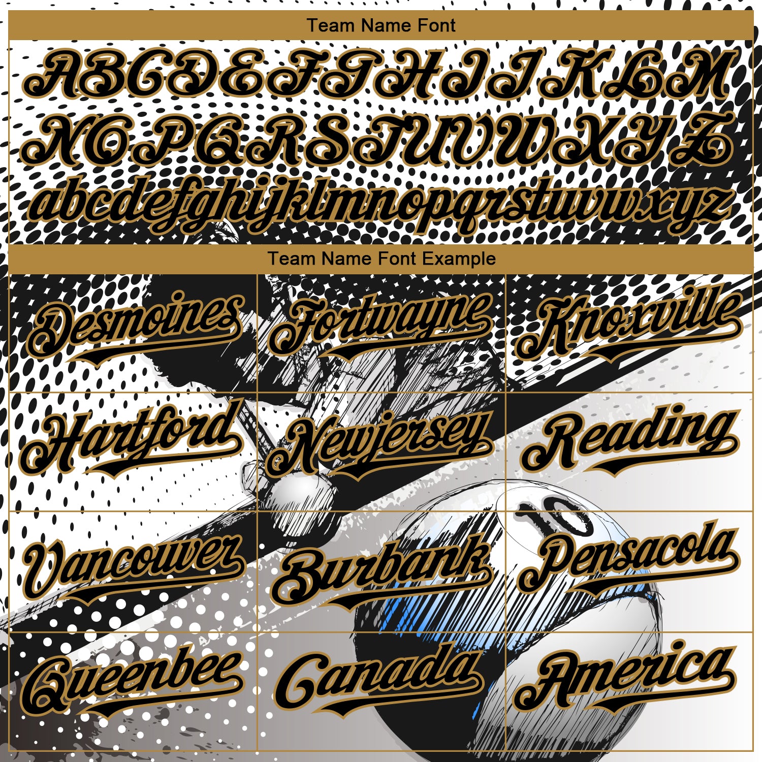 Custom White Black-Old Gold 3D Pattern Design Authentic Baseball