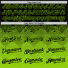 Custom Black Neon Green 3D Pattern Design Gradient Square Shapes Authentic Baseball Jersey