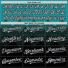 Custom Teal Gray-Black 3D Pattern Design Gradient Square Shapes Authentic Baseball Jersey