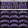 Custom Black Purple-White Geometric Shapes Authentic City Edition Basketball Jersey