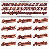 Custom White Navy-Orange 3D Pattern Design Abstract Sharp Shape Authentic Baseball Jersey