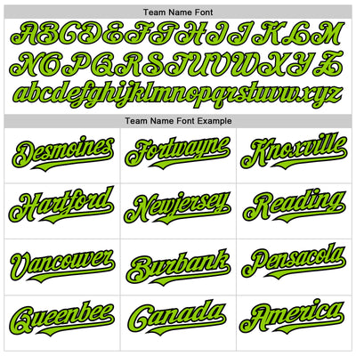 Custom White Neon Green-Black 3D Pattern Design Abstract Splash Authentic Baseball Jersey