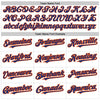 Custom White Royal-Orange 3D Pattern Design Abstract Splash Authentic Baseball Jersey