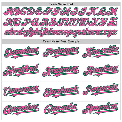 Custom White Pink-Kelly Green 3D Pattern Design Abstract Splash Authentic Baseball Jersey