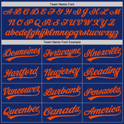 Custom Graffiti Pattern Orange-Royal 3D Scratch Authentic Baseball Jersey