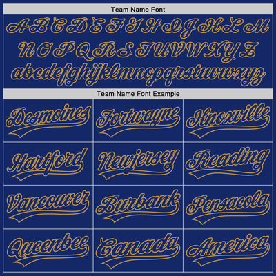 Custom Graffiti Pattern Royal-Old Gold 3D Scratch Authentic Baseball Jersey