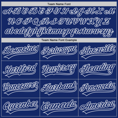 Custom Royal White 3D Pattern Design Curve Lines Authentic Baseball Jersey