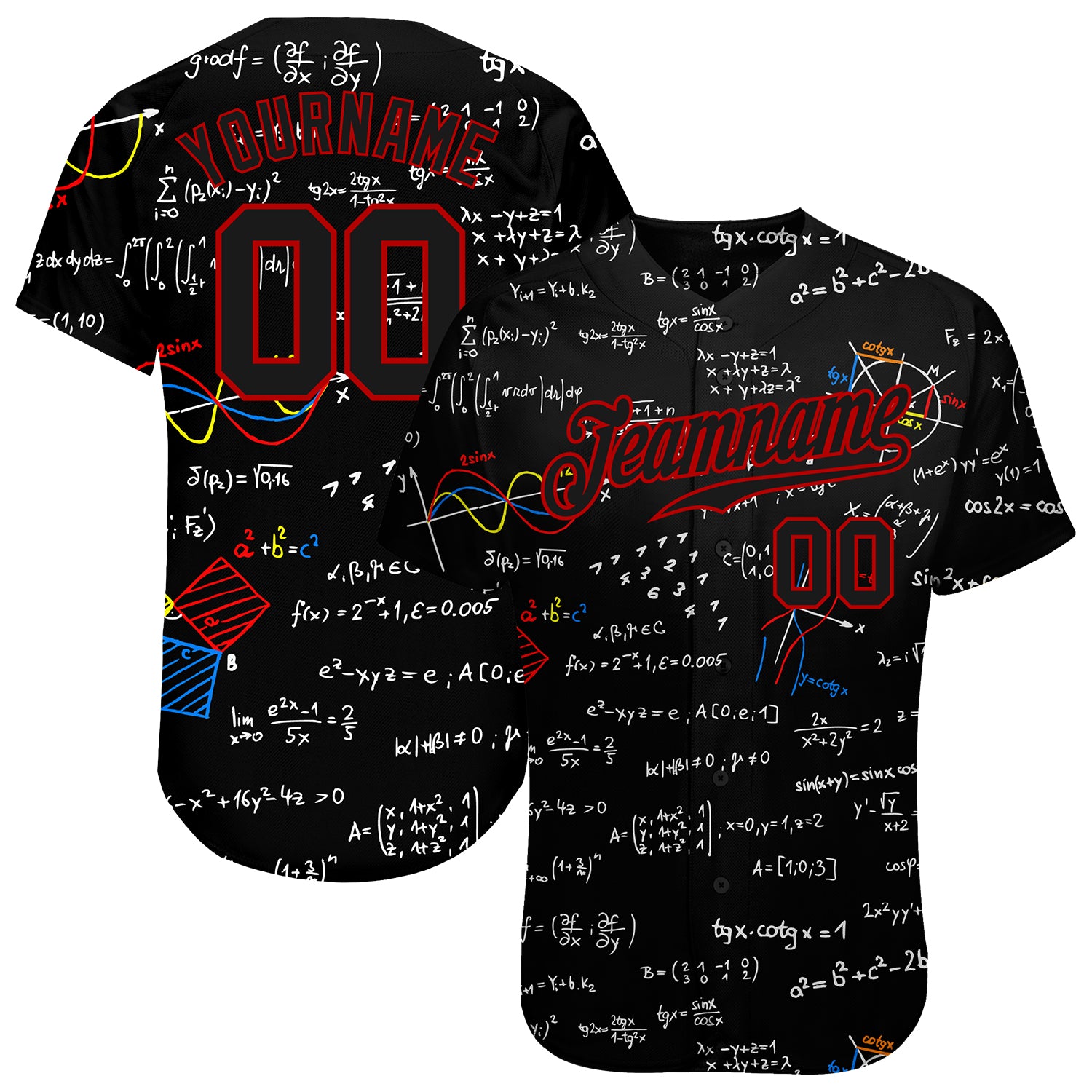 Custom digital camo baseball jersey