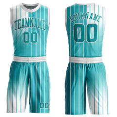 Custom Aquamarine Basketball Games Jerseys Aqua Blue Sports Tank Top  Tagged Font-Aqua - FansIdea