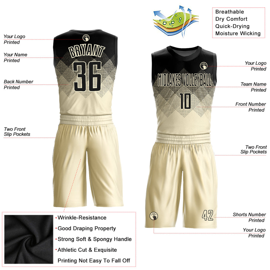 Custom Basketball Jersey Team wear [Z120110120] - Black / S / yes