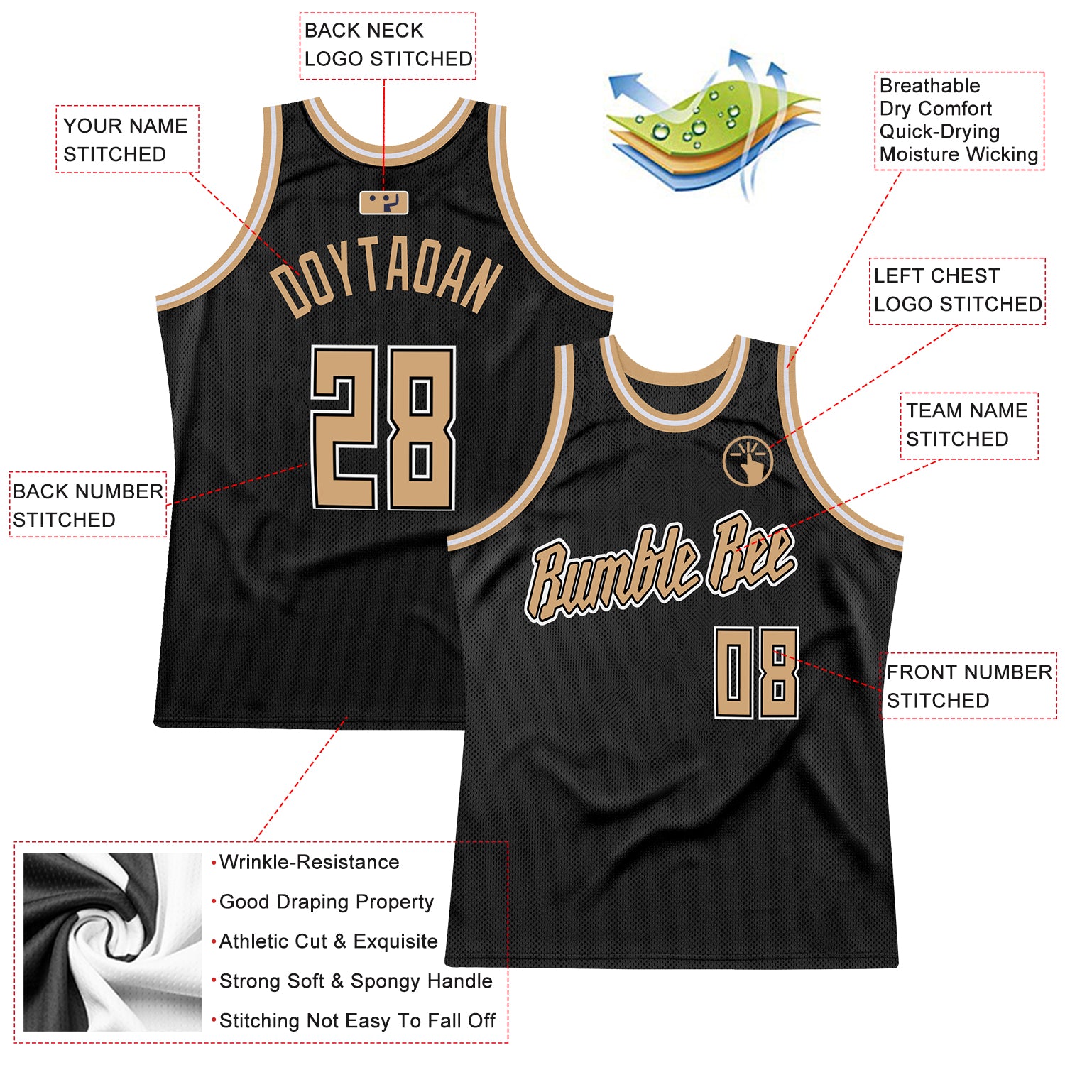 Cheap Custom White Brown Pinstripe Brown-Old Gold Authentic Basketball  Jersey Free Shipping – CustomJerseysPro