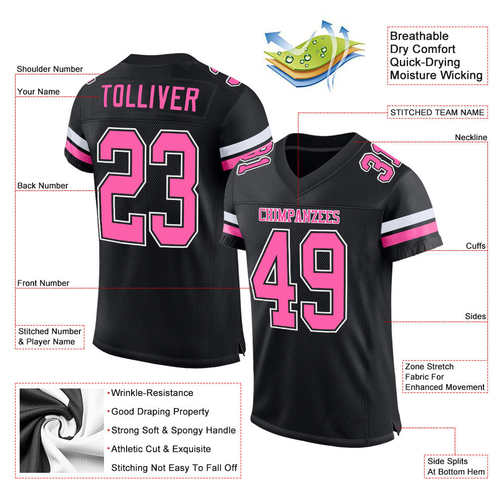 Custom Men's Football Jersey You Design Online with Your Names and Numbers