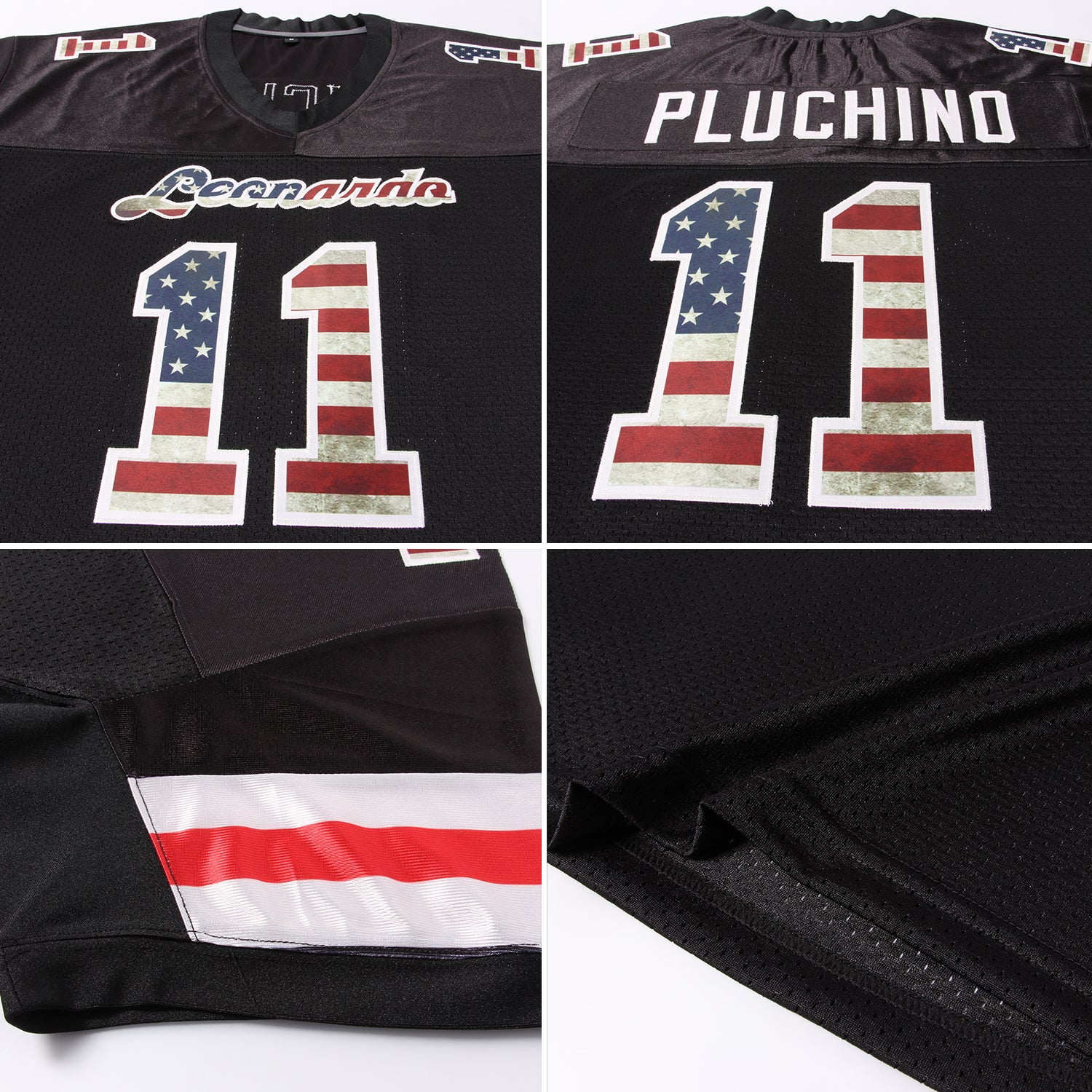 Custom Black Vintage USA Flag-Cream Authentic Sleeveless Baseball Jersey