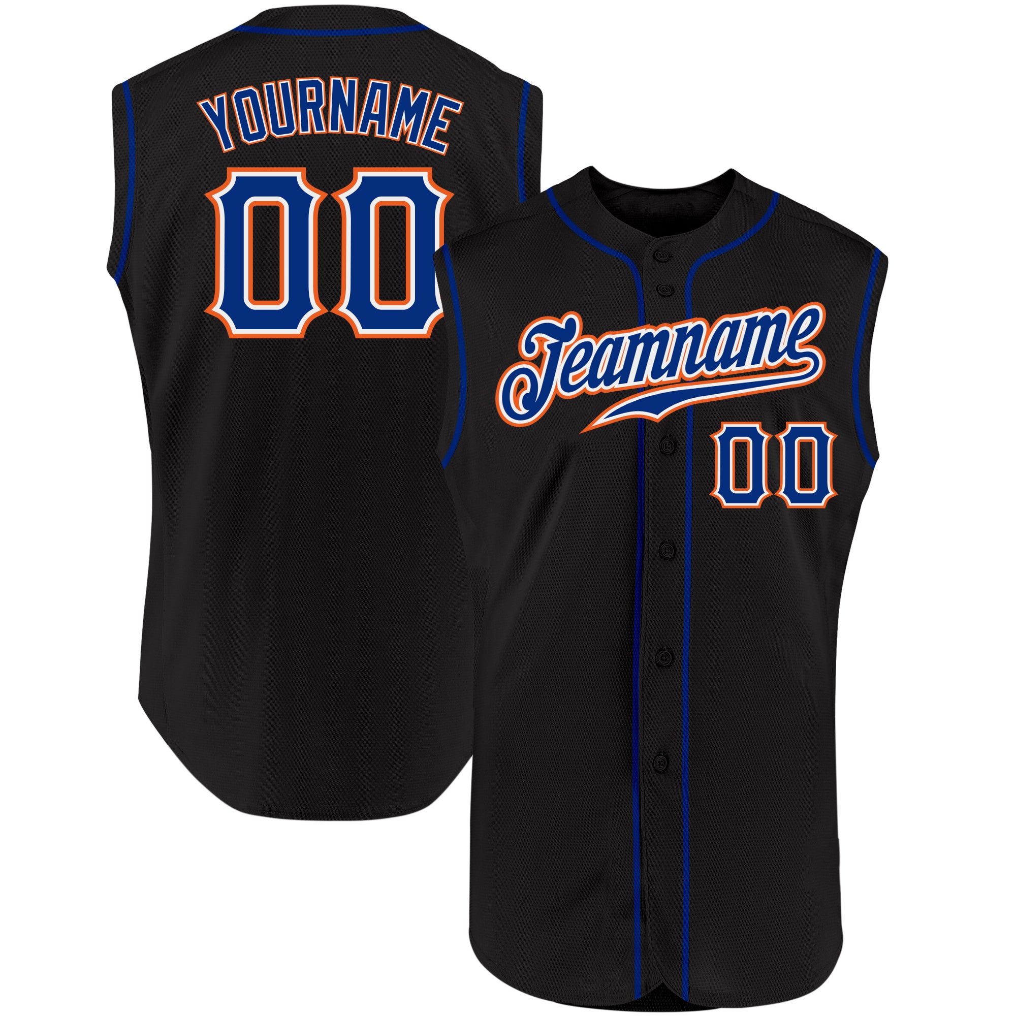 sleeveless baseball jersey