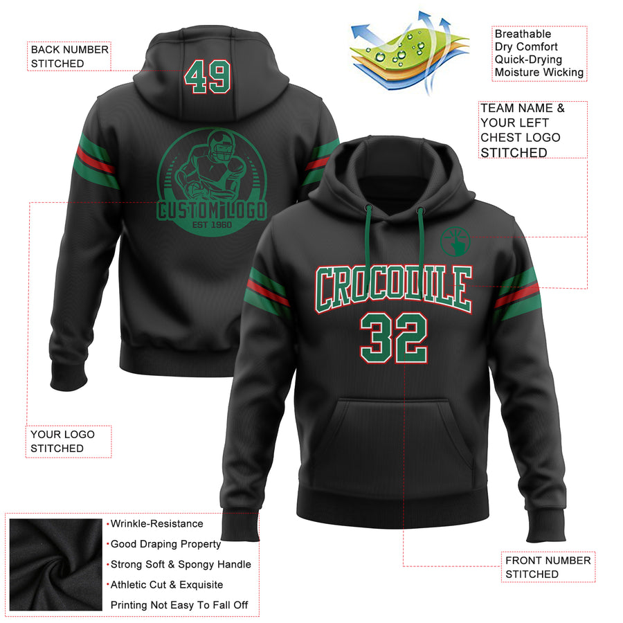 Custom Hoodies Back Logo, Football Sweatshirts