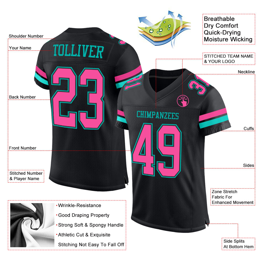 Wholesale Custom Miami City American Football Jersey Embroidery