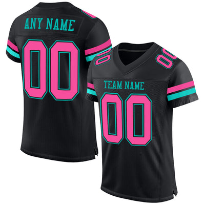 Custom Miami Dolphins Men's Aqua Any Name & Number Logo T-Shirt 