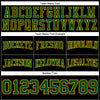 Custom Stitched Black Green-Gold Football Pullover Sweatshirt Hoodie