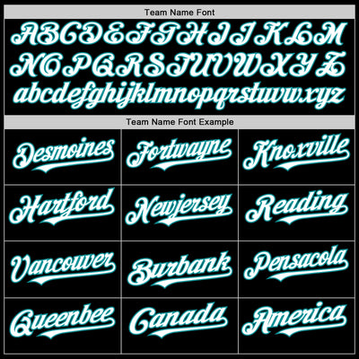 Custom Black White-Teal Authentic Sleeveless Baseball Jersey