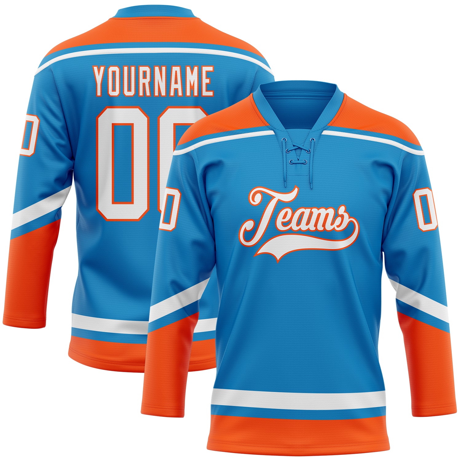 Blue and orange hotsell hockey jersey