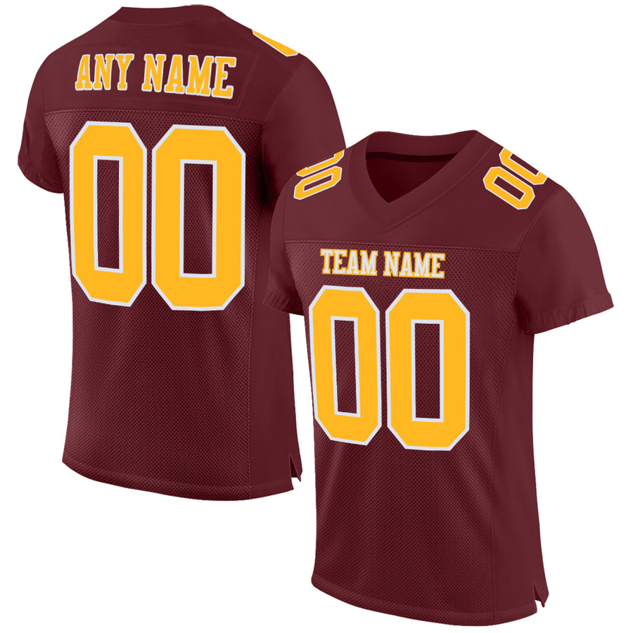 Custom Football Jerseys  Custom Team Football Uniforms Tagged 'Burgundy' -  FansIdea