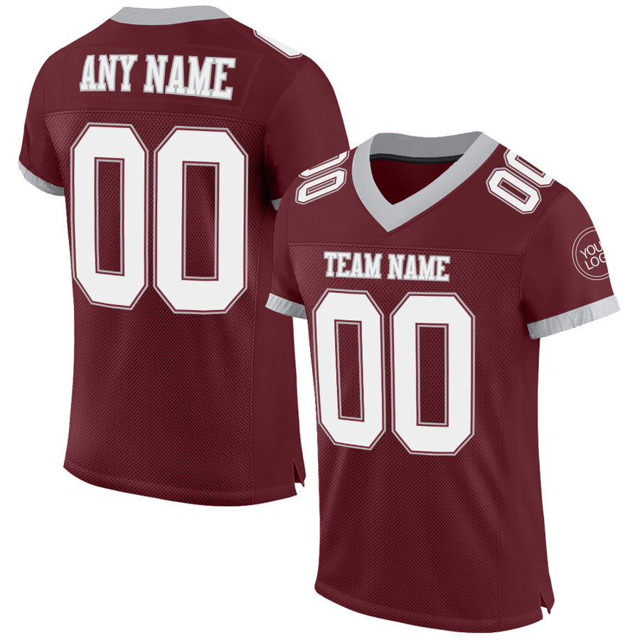  Custom Maroon and Gold Casual Football Fan Jersey Personalized  Team Name and Your Numbers : Clothing, Shoes & Jewelry