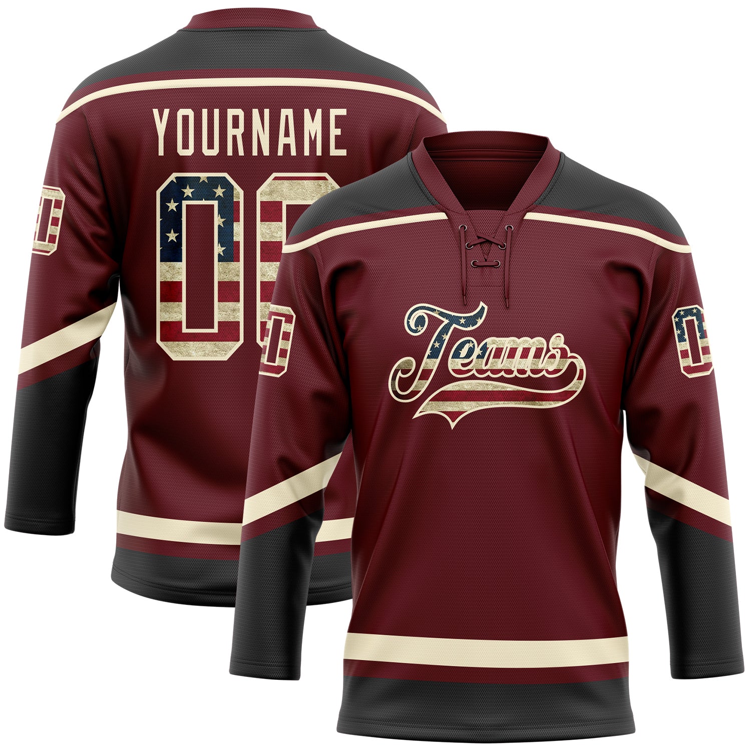 Youth Burgundy Colorado Avalanche Primary Logo Long Sleeve T