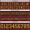 Custom Stitched Burgundy Old Gold-Black Football Pullover Sweatshirt Hoodie