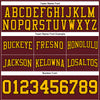 Custom Stitched Burgundy Gold-Black Football Pullover Sweatshirt Hoodie