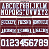 Custom Stitched Burgundy White-Light Blue Football Pullover Sweatshirt Hoodie