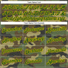 Custom Camo Green-Yellow Performance Salute To Service T-Shirt