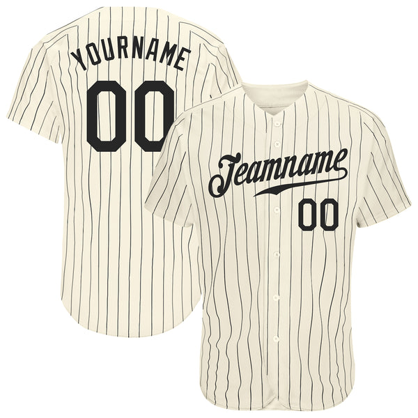 Black pinstripe sale jersey