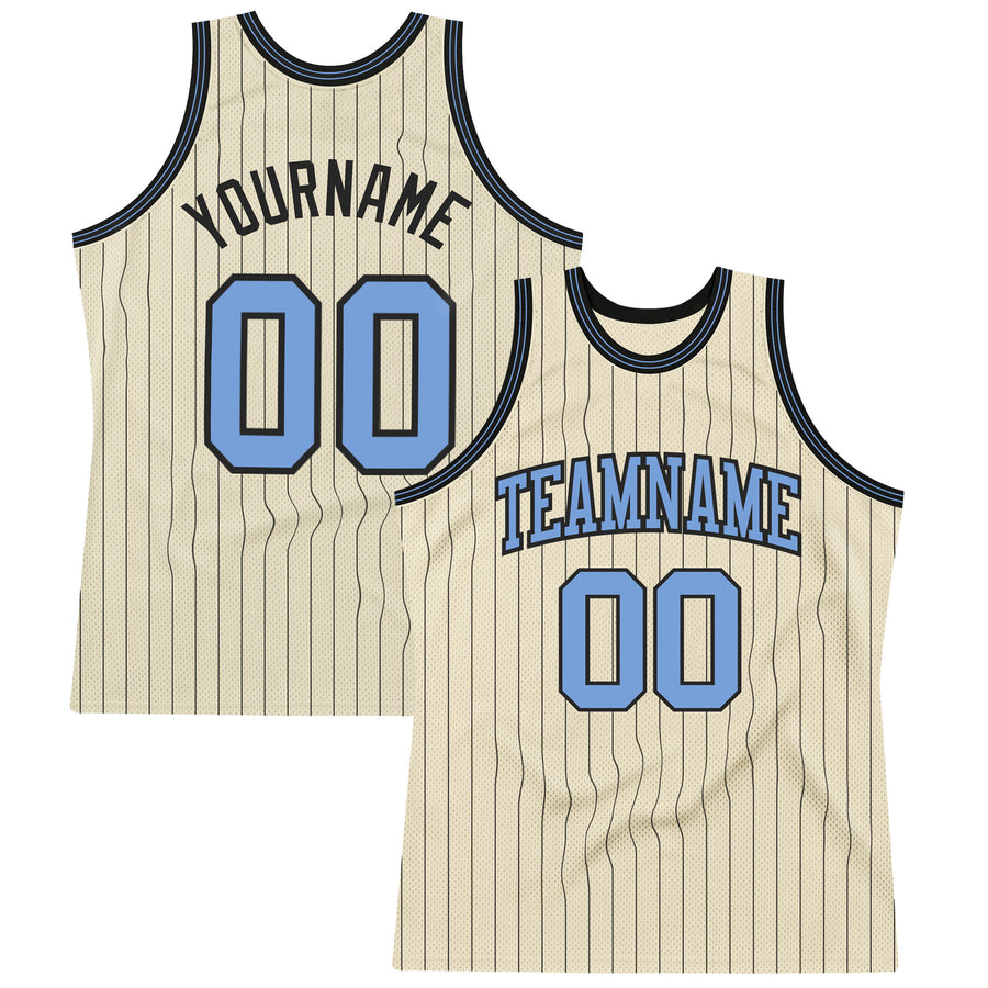 Custom Suit Basketball Jersey Cream Black Round Neck - FansIdea