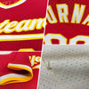 Custom Cream Royal-Red Authentic Throwback Baseball Jersey