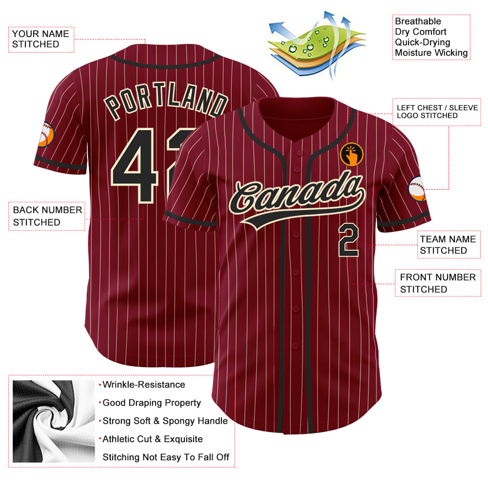 Arizona Cardinals Personalized NFL Swoosh Pattern Jersey Baseball