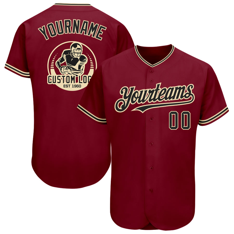 Custom Baseball Jerseys  Personalized Baseball Uniforms Design Tagged  Brown Pinstripe - FansIdea
