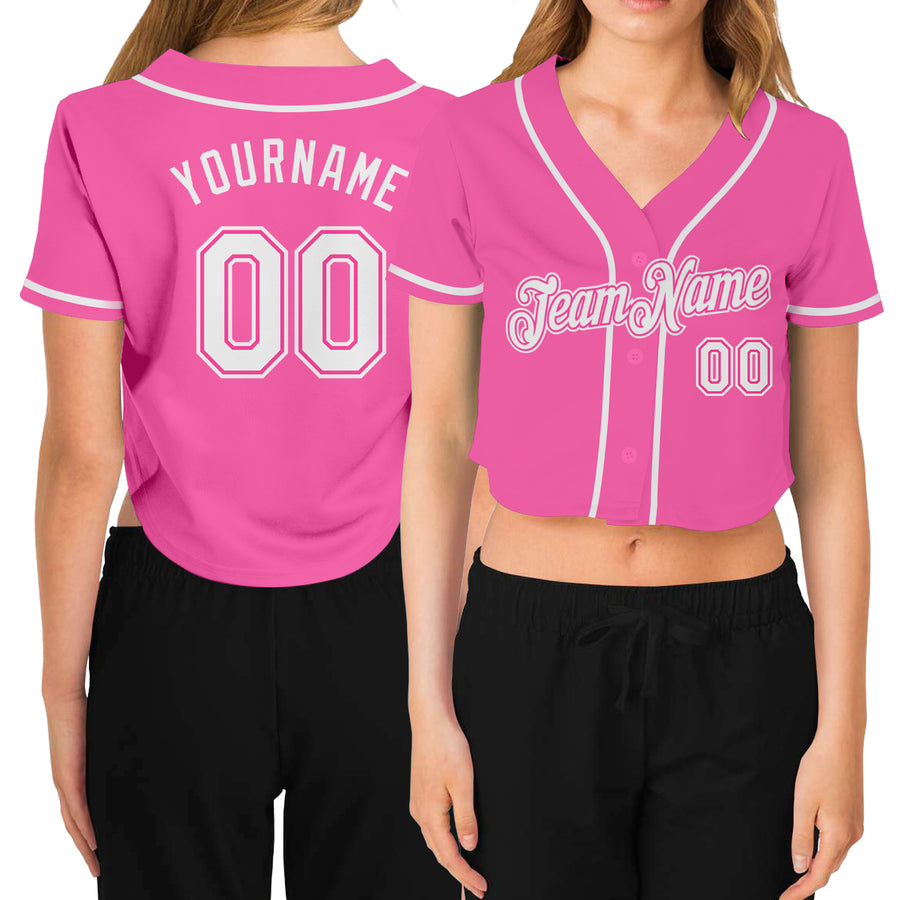 Ladies America V-Neck Custom Softball Jersey