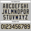 Custom Women's Gray Navy-Gold V-Neck Cropped Baseball Jersey