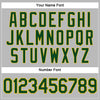 Custom Women's Gray Green-Gold V-Neck Cropped Baseball Jersey