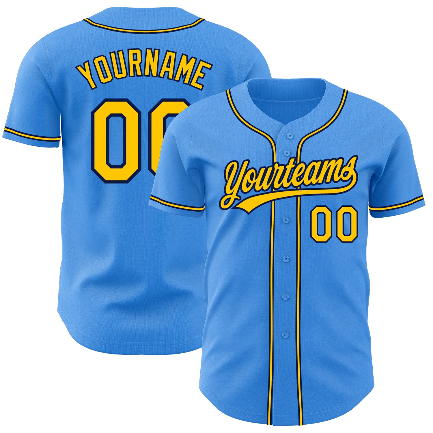 Custom Navy Baseball Jerseys  Design Your Navy Baseball Uniforms - FansIdea