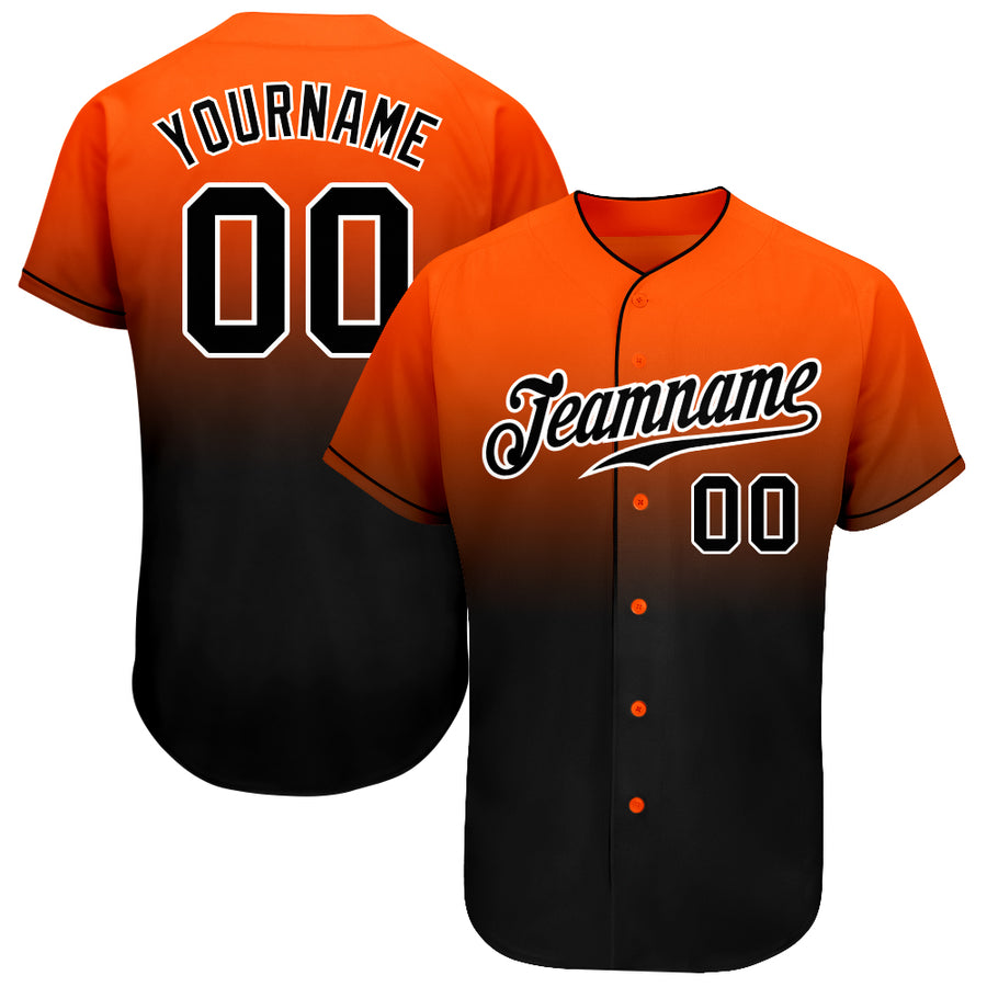 Custom Baseball Jersey – Orange Fox Custom