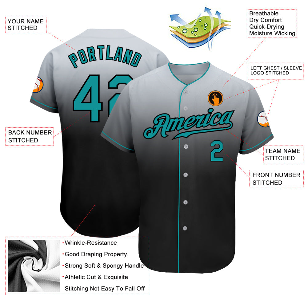 Custom Baseball Teal Baseball Jerseys, Baseball Uniforms For Your Team