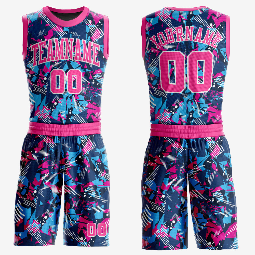 PINK Blue Athletic Jerseys for Women