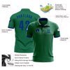 Custom Kelly Green Royal Performance Golf Polo Shirt