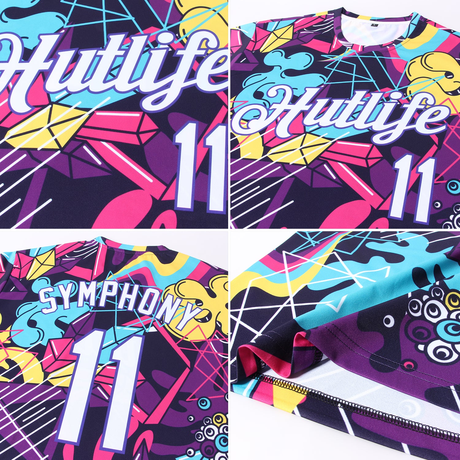 Purple Sublimation T-Shirt 95% Polyester