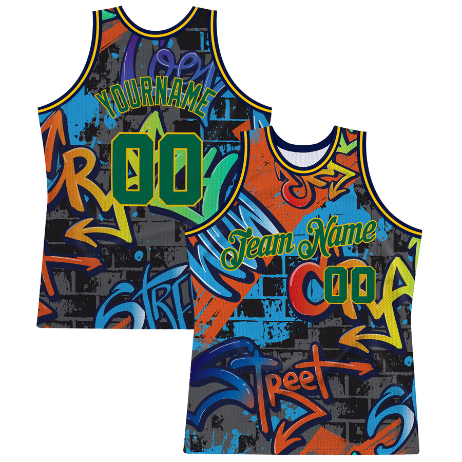 Custom Graffiti Art Basketball Jerseys