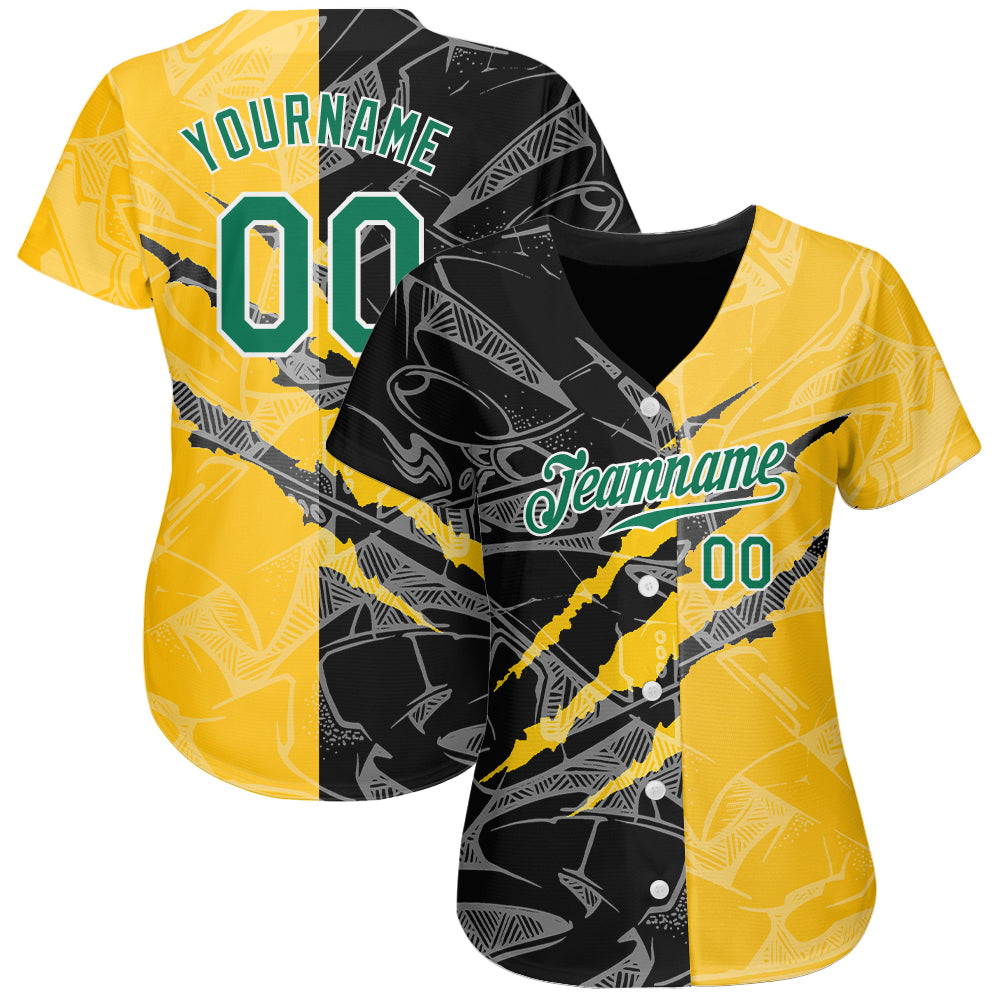 Custom Kelly Green Softball Jerseys