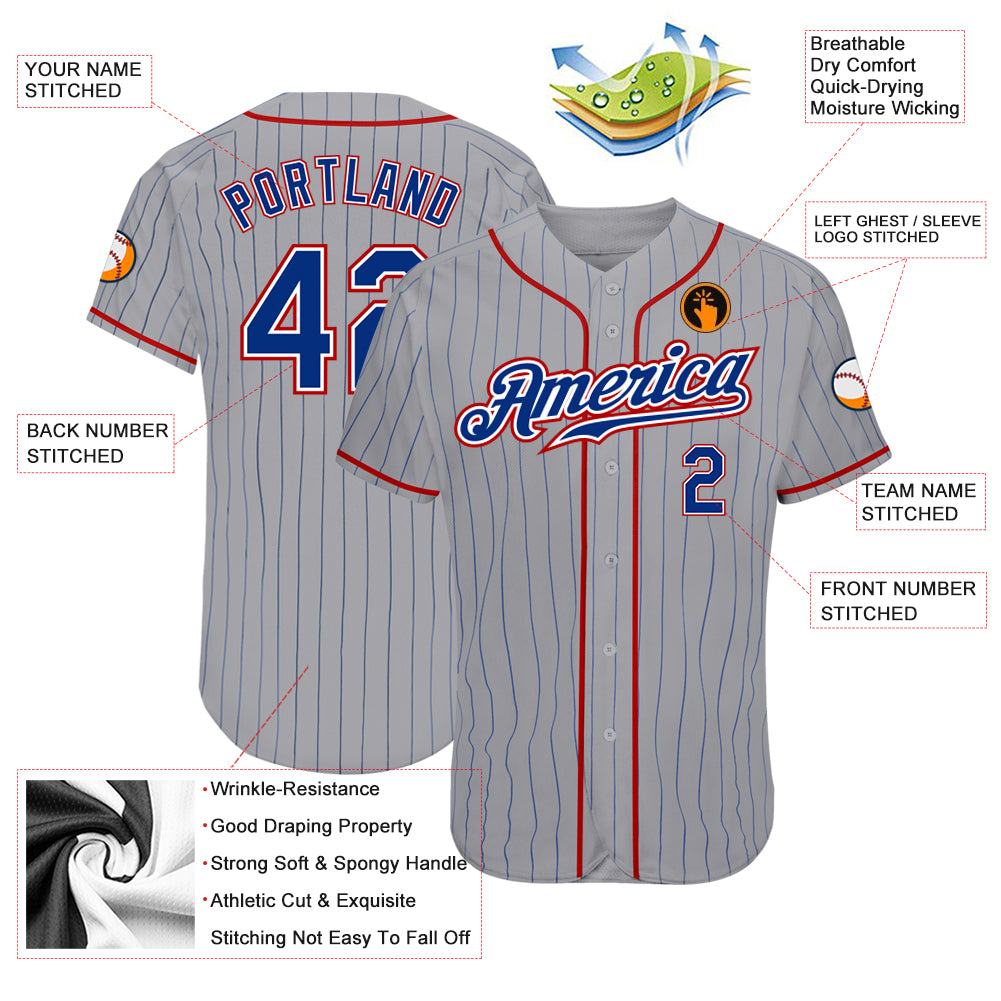 Personalized NY Mets Stitch Baseball Jersey - Royal