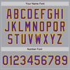 Custom Gray Purple-Gold Authentic Baseball Jersey