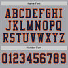 Custom Gray Navy-Orange Mesh Authentic Football Jersey